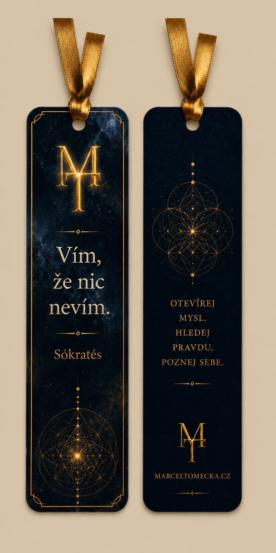 Záložka Marcel Tomečka — Vím, že nic nevím